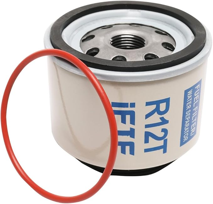 iFJF Marine Fuel Water Separator Element of R12T Fuel Filter/Water Separator 120AT NPT ZG1/4-19 Fits Diesel Engine Replaces S3240 18-7947