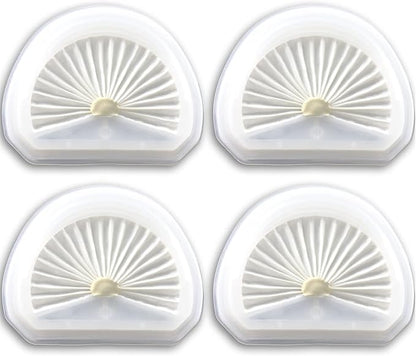 Improvedhand VLPF10 Filter Replacement Compatible with Black and Decker Dustbuster Hand Vacuum Replace Model # HLVA315J HLVA320J00 N575266 (4 Pack)