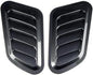Car Air Flow Intake Hood Scoop Vent Bonnet Cover Decorate Car Accessories Compatible With BMW 2PCs Universal ABS(Carbon look)