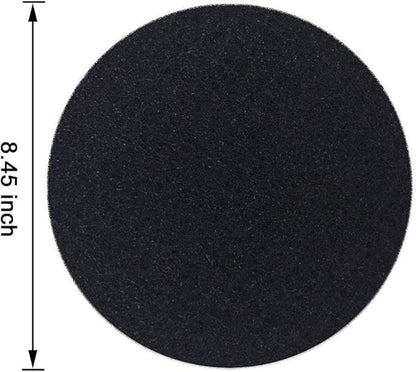 Abakoo Compost Bin Filters, 12 Packs, Activated Carbon Filters for Kitchen Compost Pail Filters Replacement for 1.6/1.8 Gallon Compost bin, 8.45 Inches, 6mm Thickness