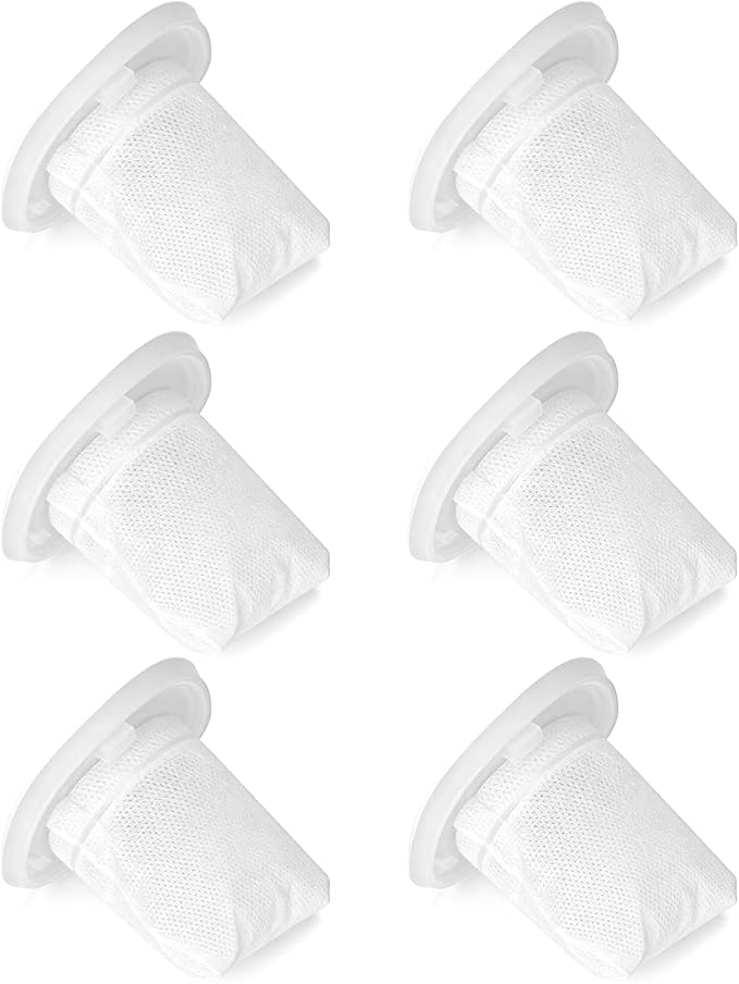 6 Packs HNVCF10 Filter Replacement for Black and Decker Dustbuster Hand Vacuum, Compatible with HNV215B12 HNVC215B10 HNVC115J06 HNVC115B22 HNVC220BCZ01 HNVC220BCP07 HNVC215BW52 HNVC115JB06