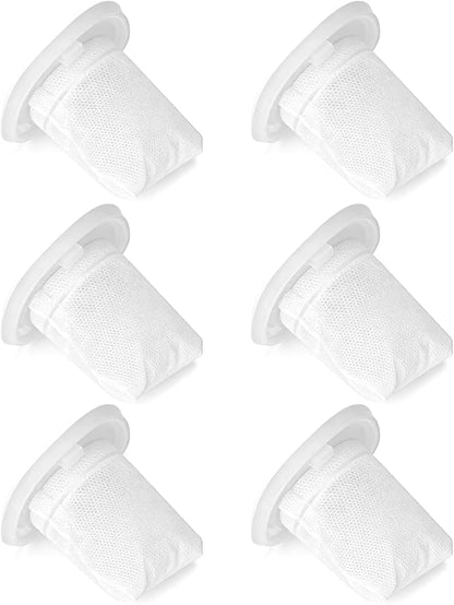 6 Packs HNVCF10 Filter Replacement for Black and Decker Dustbuster Hand Vacuum, Compatible with HNV215B12 HNVC215B10 HNVC115J06 HNVC115B22 HNVC220BCZ01 HNVC220BCP07 HNVC215BW52 HNVC115JB06