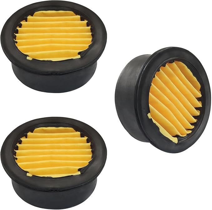 2 Pcs Air Compressor Silencer, 1/4" Thread Air Compressor Intake Filter 12.5mm Air Compressor Filter Noise Muffler