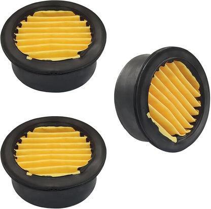 2 Pcs Air Compressor Silencer, 1/4" Thread Air Compressor Intake Filter 12.5mm Air Compressor Filter Noise Muffler