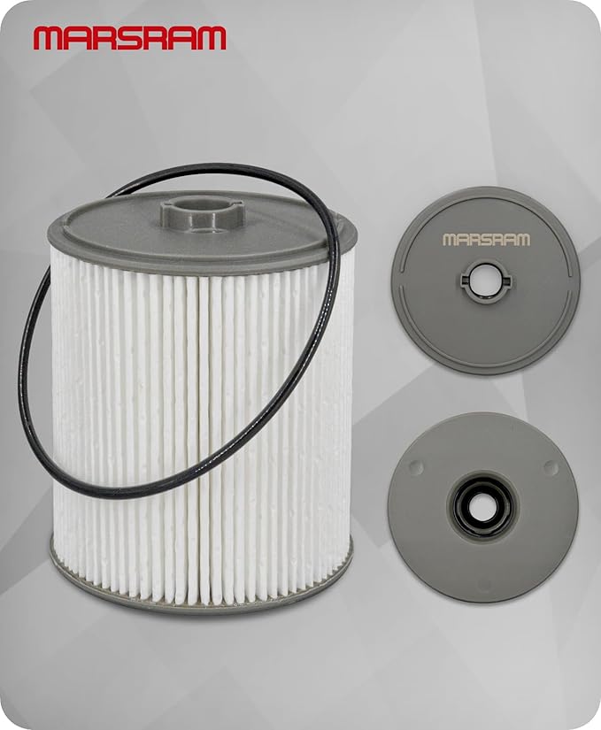 Marsram 6.7 Cummins Fuel Filter Water Separator Set fits for 2019 2020 2021 2022 2023 2024 Dodge Ram 2500 3500 4500 5500 6.7L Cummins Diesel Turbo Engines, Replace 68157291AA 68436631AA