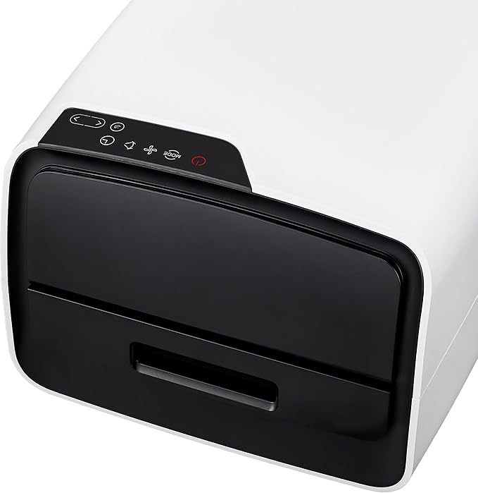 Portable Air Conditioners, 12000 BTU Portable AC for Rooms Up to 550 Sq.Ft. 3-In-1 Portable AC with Quick Cooling, Dehumidifying, 3-Speed Fan, 24H Timer, Remote, Ultra-Quiet, White and Black