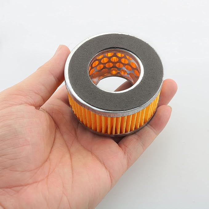 2 PCS Replacement Compressor Air Filter Element Air Compressor Intake Paper Filter Elements, Type 1