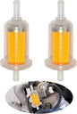 2 Pcs Motorcycle Fuel Filter,High Flow Inline Diesel Gasoline Fuel Filter,Universal For Replacement For Cars, Motorcycles, Scooter Dirt Bikes