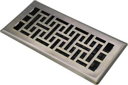 Air Floor Vent Adjustable Register 4x12 Inch Floor Register Vents for Home Floor Register Vents Bronze Color