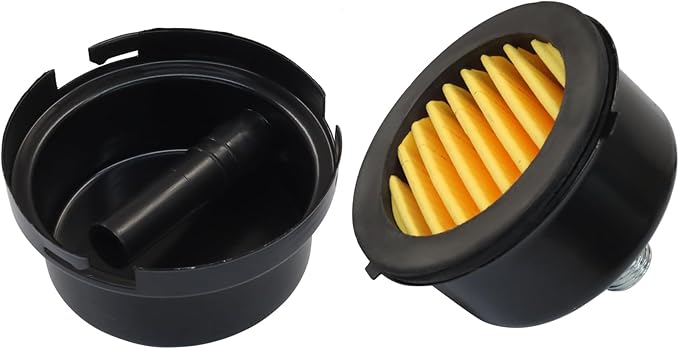 2 Pcs Air Compressor Silencer, 1/4" Thread Air Compressor Intake Filter 12.5mm Air Compressor Filter Noise Muffler