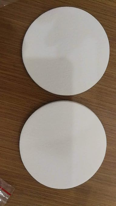12 Synthetic Filter Discs 90mm for a Buchner Funnel and Cut Them fit"Wide Mouth" Size Used for Mushroom Cultivation
