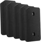 5 Pack Black Sponge Filter Mat For Replacement Foam Filters For Dust Control And Optimal Machine Performance