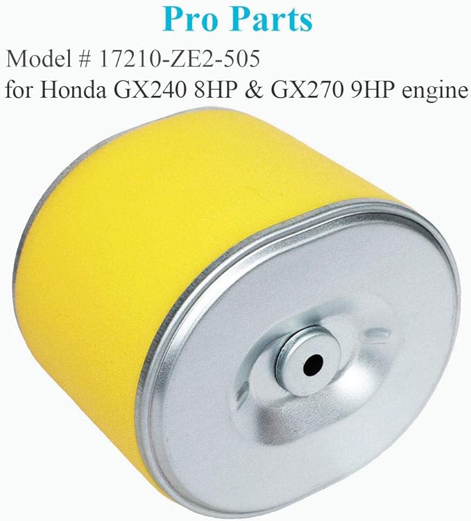 HOODELL 4 Pack GX270 Air Filter for Honda GX240 8HP GX 270 9HP Engine, Professional EG3500X 17210-ZE2-505 17210-ZE2-822 17210-ZE2-515 Air Filter