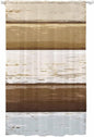 Sheer Curtains 84 Inches Long, Wood Grain Brown Semi Sheer Curtains Light Filtering Window Treatment, Farmhouse Vintage Country Geometric Privacy Voile Drapes for Living Room Bedroom 52x84 Inch