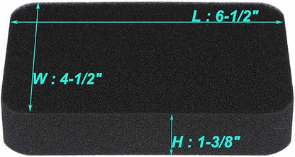 2 Pack 17211-899-000 Air Filter, Compatible with Honda Generator EB3000 EB3500 EB3500X EB5000X EB6500 EB6500X GP6500 EM3000 EM3500S EM5000 EM5000X EM5000SX 17211899000 Foam Air Filter Parts