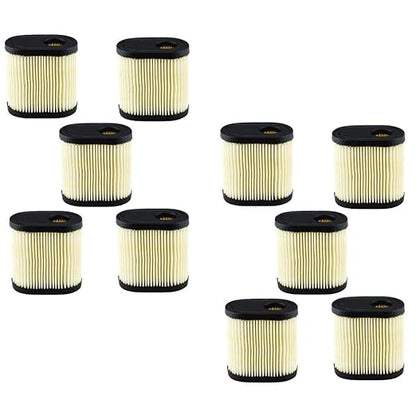 Stevens Lake Parts Set of 10 New Air Filter Fits MTD, Tecumseh, Fits Toro, White Outdoor LEV100, LEV115, LEV120, OVRM105, OVRM65, TVS115 Models Interchangeable with 100-812, 30-031, 36905, 9200