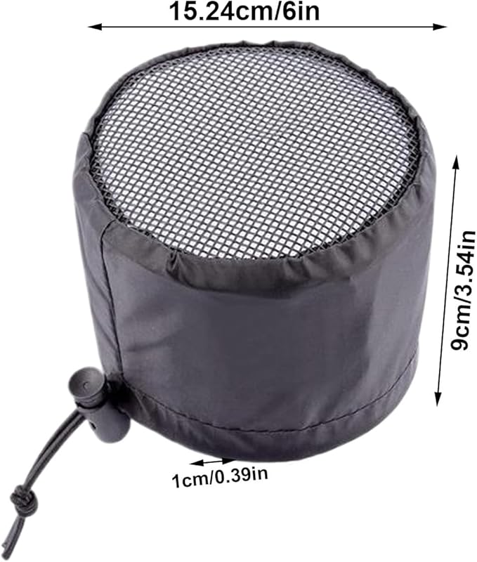 Duct Filter Vent Cover – Planting Ventilation Fitting, 2 Pieces Flexible Ducting Cover | Indoor Greenhouse Airflow Control, Laundry Vent Replacement, Outdoor Kitchen RV Tent Exhaust Protection Accesso