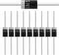 (Pack of 50 Pieces) Chanzon 1N5408 Rectifier Diode 3A 1000V DO-201AD (DO-27) Axial 5408 IN5408 3 Amp 1000 Volt Electronic Silicon Diodes