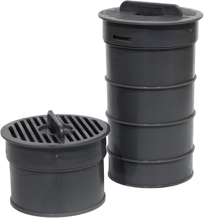 PUREBURG Replacement Filters Compatible With Fylecen FC-385 4L MERIOR FULAN 3.8L &POWIFY 4L Electric Kitchen Composter,1-Pack (2 Filters) Activated Carbon Filter Air Clean