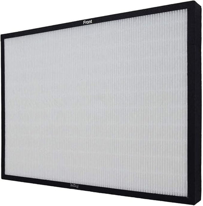 PUREBURG Replacement Filter Compatible with Rabbitair BioGS BioGP SPA-421A SPA-582A Air Purifiers, H13 HEPA Air Clean dust PM2.5 Odor smoke VOCs
