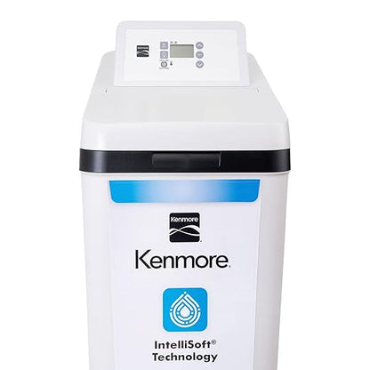 Kenmore 420 Water Softener System – 40,000 Grain Capacity with Salt Saving Technology – Whole Home Hard Water & Iron Reduction – Compact, Easy Install