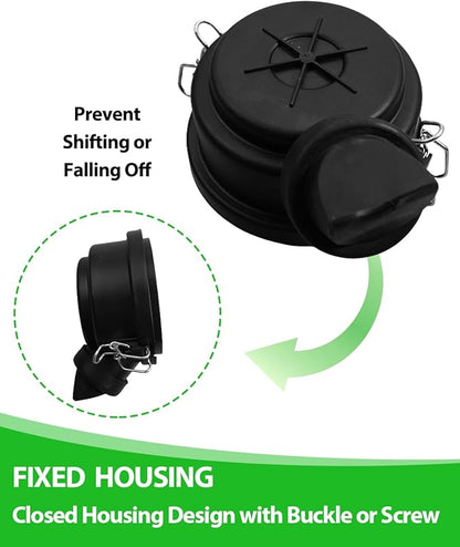 Air Filter Cover Cap 129.8MM Fit for Kawasaki FX600V FX541V FX481V, Air Filter Cover Replace 110117058 11011-7058