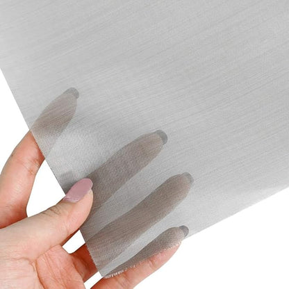 Stainless Steel Woven Wire Mesh, 304 100 Mesh Filter Screen Sheet Heat-Resistant Tear Resistance Anti Mosquito Insect Mesh for Filter, Air Bricks, Garden