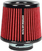 Universal 3" 76mm High-Flow Air Filter, Reusable Cone Cold Air Intake, High Performance, Washable, Clamp-On Car High Flow Dry Air Kit, Flange Diameter: 3 Inch, Filter Height: 6.4 Inch, Green