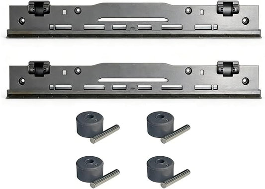 Replacement Wiper Strip Compatible with Tineco Floor ONE S7 Stretch Ultra, Wet and Dry Vacuum Cleaner, Vacuum Cleaner Scraper (2Pcs Wiper Strip, 4Pcs Wheel)