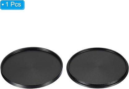 PATIKIL 62mm Lens Cap, Camera Lens Cap Cover Universal Front Metal Lens Filter Stacks Cap Protective Case for 62mm Camera Circular Polarizing Fader ND Filter, Black