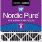 Nordic Pure 20x20x5 (Actual Size: 19 5/8 x 19 7/8 x 4 3/8) Honeywell Replacement Furnace Filters MERV 8 Plus Carbon 1 Pack