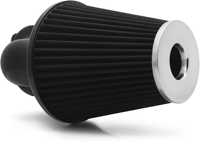Big Sucker cone Air filter intake for harley air Cleaner Sportster Softail fatboy heritage dyna touring street road king Glide (Nake - BLACK, Type A : For Sportster XL models)