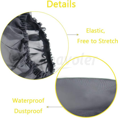 2 Pcs Motorcycle Waterproof Air Filter Rain Sock Dustproof Protective Cover Air Filter Cleaner Kits Fit for Harley Dyna Sportster Touring Softail.