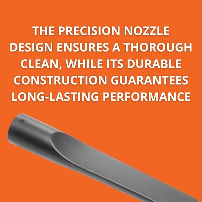 Fein Crevice Nozzle for Superior Debris Removal on Corners, Grooves and Tight Spaces - Durable and Efficient Cleaning Attachment for Turbo Wet/Dry Dust Extractors - 31345074010