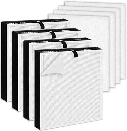 HY4866 Replacement Filter Compatible with MORENTO and WESTHEY HY4866 Air Purifier, YIOU M1 Air Purifier Replacement Filter Enhanced Version HY4866 Genuine Air Purifier Filters 4 Pack