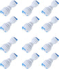 3/8-inch x 1/4-inch 6 pcs T and 6 pcs I Tube Quick Push in Connector for RO Water System (3/8-inch x 1/4-inch-12pcs)