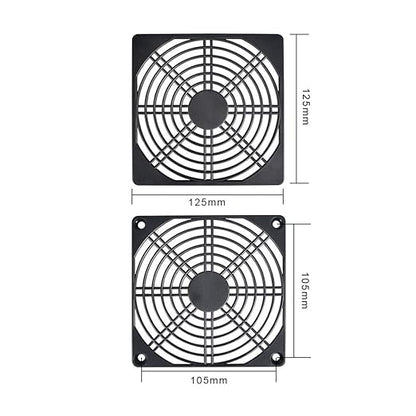 ELUTENG 120mm Fan Filter 2 Pack IP40 Dustproof Blower Guard ABS Computer Ventilator Grill 12cm Fan Mesh Cover Tool-Free Fan Strainer Compatible for 120x120 Case Fan USB Cooling Fan