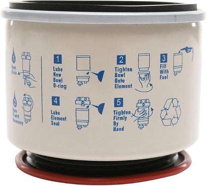 iFJF Marine Fuel Water Separator Element of R12T Fuel Filter/Water Separator 120AT NPT ZG1/4-19 Fits Diesel Engine Replaces S3240 18-7947