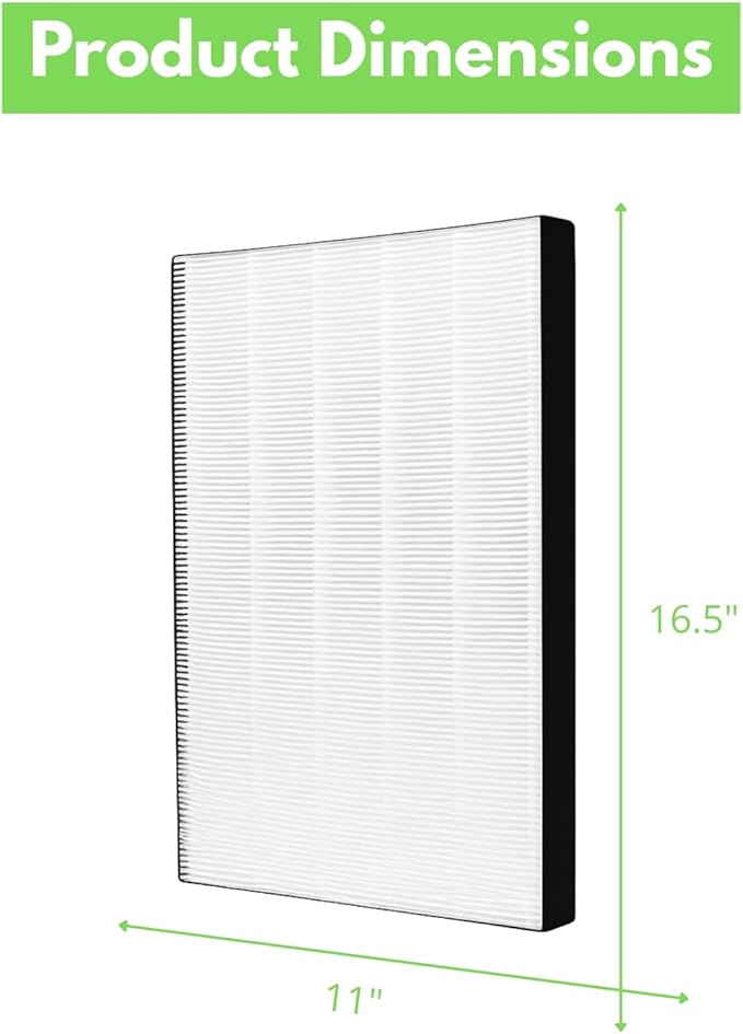 Nispira Air320 Air220 2678 True HEPA Replacement Filter for Bissell Air Purifier 220/320 2609a. 2768a, 3 Packs