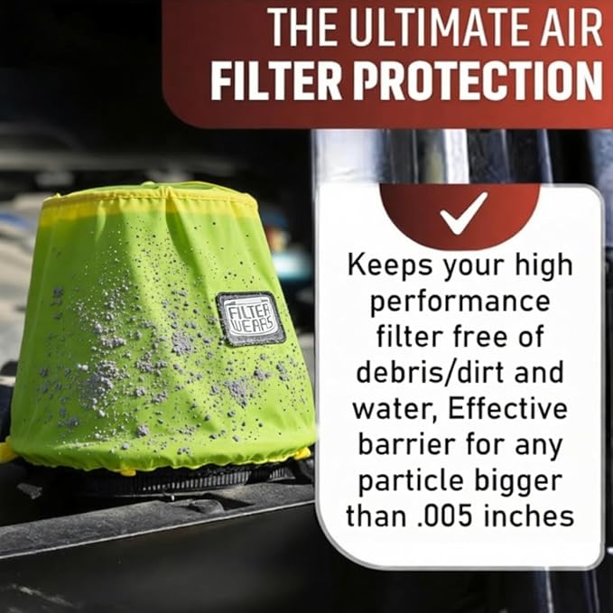 FILTERWEARS Pre-Filter F102Y For SPECTRE 8131 8132 8136 8138 K&N RG-1001