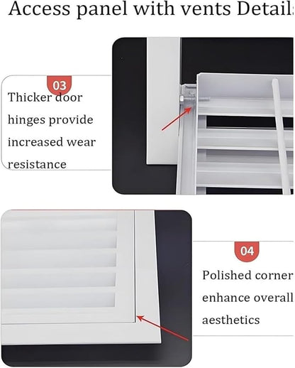 Decorative Return Air Grille Cover, Wall/Ceiling Vent Cover with Adjustable Design, Durables & Easy-to-Install for Home & Office, Cold Air Return Vent Cover(30x38in (76x97cm))
