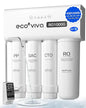 Ecoviva 1000GPD UnderSink Reverse Osmosis System, German Design, NSF/ANSI 58 61 372 Tankless 9-Stage 3:1 Pure to Drain, 10 Years Robust Alkaline RO Water Filtration, Fully Sealed