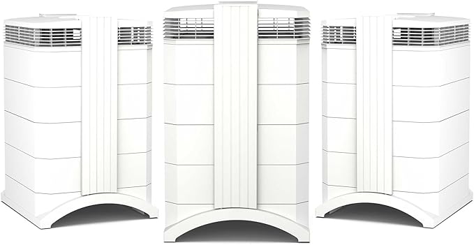 IQAir HealthPro Compact XE Air Purifier - 3-Pack - Compact HyperHEPA Filtration for Spaces up to 3720 sq ft - Allergens, Smoke, Dust, Mold, Pet Dander, Swiss Made, WiFi Enabled