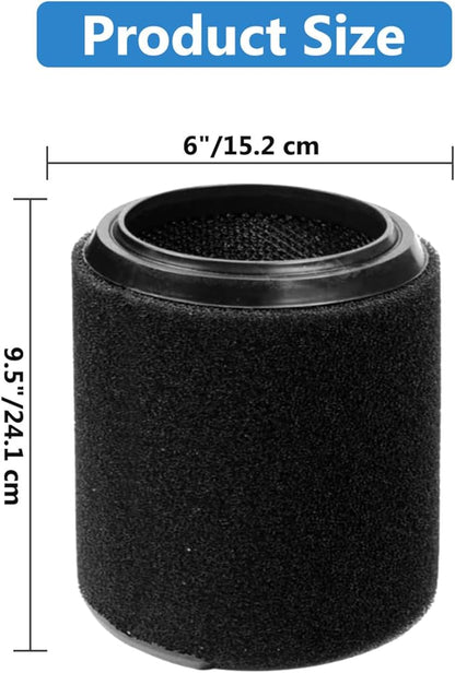 Replacement VF7000 Filter for Ridgid Shop Vac Filter 5-20 Gallon Wet/Dry Vacuums, Foam Wet Rigid Shop Vac Filters for Wet Applications Only, Also Compatible with Husky 6-9 Gallon Vacuums-1 Pack