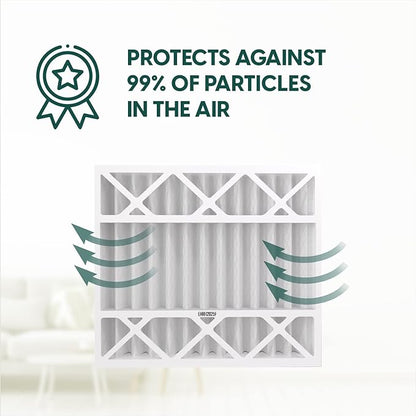 EconoHome 20x25x4 AC Furnace Pleated Air Filter MERV 11 Replacement, 1 Pack, Fits Lennox (X6673), Honeywell (FC100A1037) filters. (Actual size: 19.94 x 24.86 x 4.36 Inches)