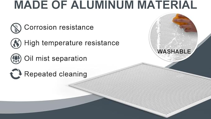 BPS1FA30 Range Hood Grease Filter 11-3/4" x 14-1/4" (4-Pack) Multi-layer Aluminum Mesh Filter,Replaces 99010299 NuTone Allure 30" WS1 QS2 and Broan QS1 30" by oneket