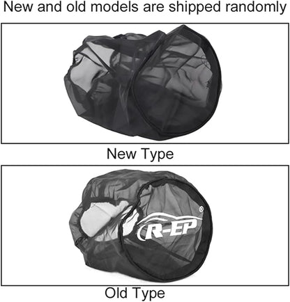Air Intake Filter Cover, Universal Car Air Filter Protective Cover for High Air Intake Filters (Small)
