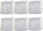 6 Pack Small Sized Filter Bags for Activated Carbon,3 by 4 inches High Flow Aquarium Mesh Media Filters Bag with Drawstrings for Fish Tank Charcoal Filter Bags