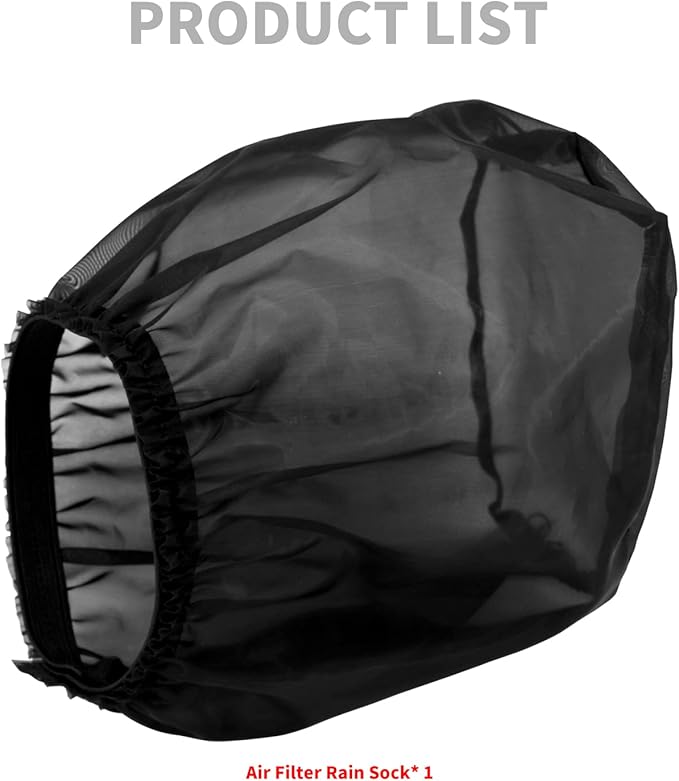 Waterproof Air Filter Rain Sock Motorcycle Dustproof Air Intake Protective Cover Air Cleaner Filter Fit for Harley Sportster XL Touring Road King Street Glide Dyna Softail