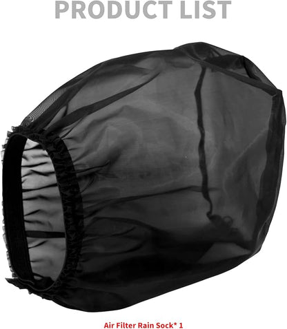 Waterproof Air Filter Rain Sock Motorcycle Dustproof Air Intake Protective Cover Air Cleaner Filter Fit for Harley Sportster XL Touring Road King Street Glide Dyna Softail